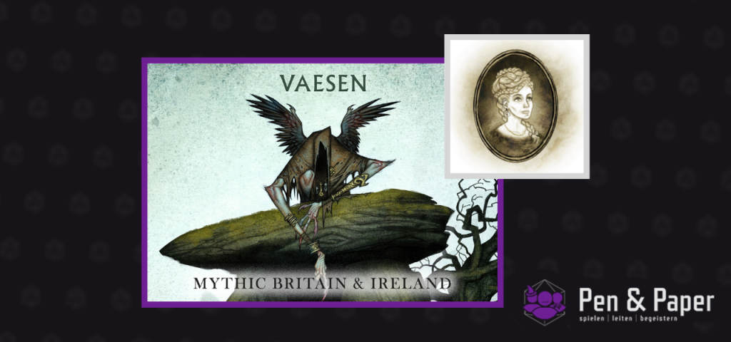 Bannergrafik des Vaesen RPG Mythic Bitan & Ireland