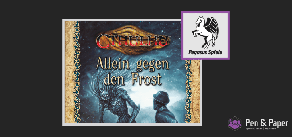 Thumbnail "Allein gegen den Frost" - Cover + Pegasus Logo